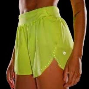 Fast and Free Lululemon High Rise 3' Shorts, Size 2